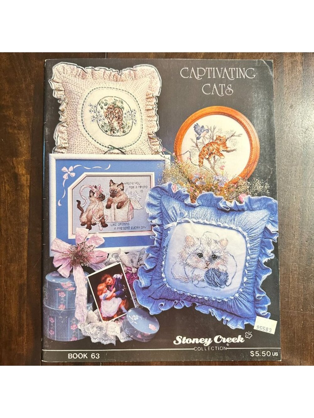 Stoney Creek Collection Captivating Cats Cross-Stitch Pattern Book 63
